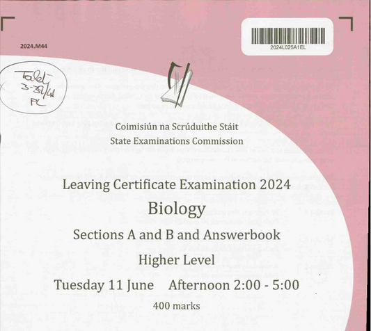Biology Paper LC 2024 (Grade 100%)