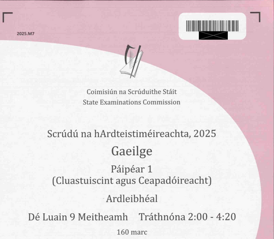 2025 H1 Irish Scripts Bundle (H1, 95% + H2, 89.5%)