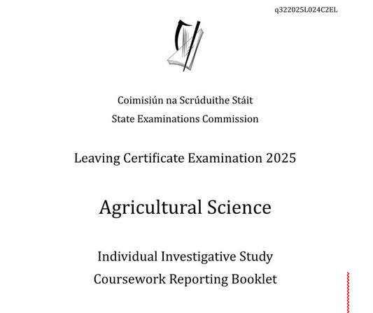 2025 Ag. Science Script AND Project (H1, 96%)
