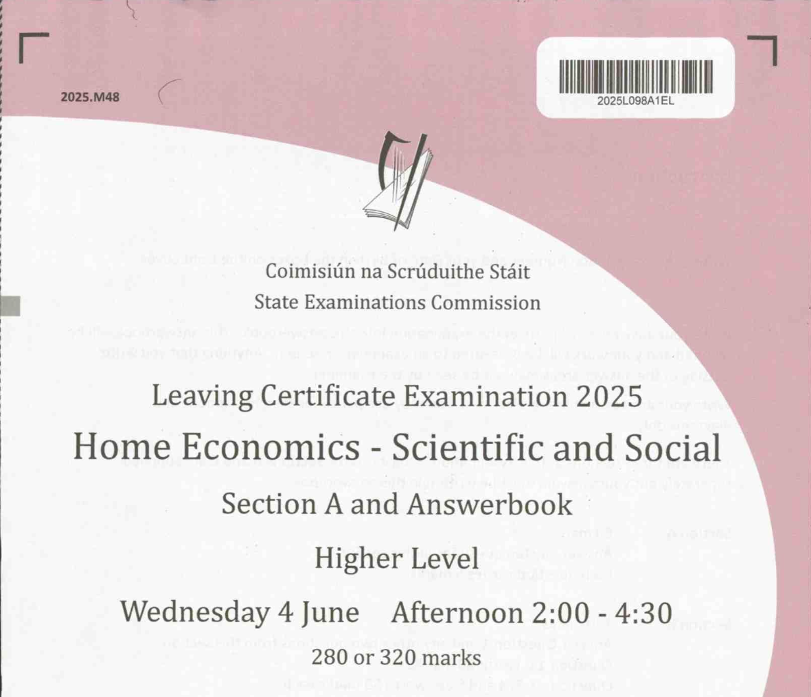 2025 Home Economics Script (H1, 91%)