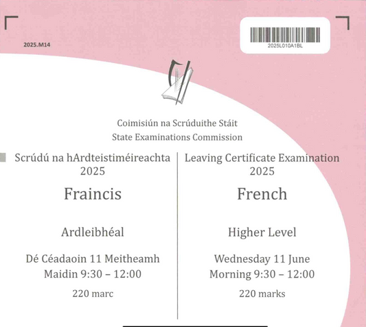 2025 French Mixed Bundle - 3 scripts (H1, H2, H3)