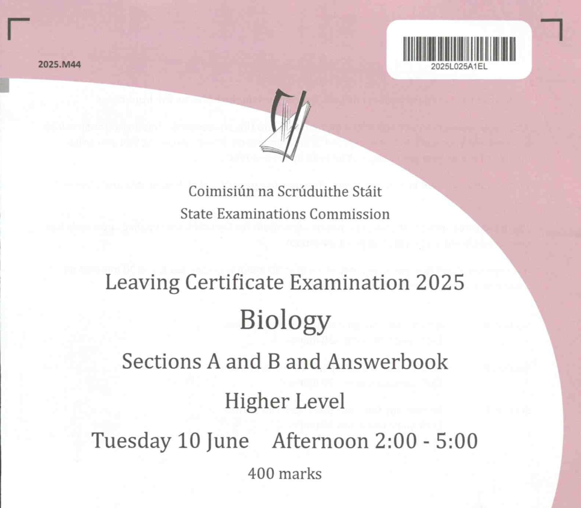 2025 Biology Mixed Bundle (H1 x1, H2 x2)